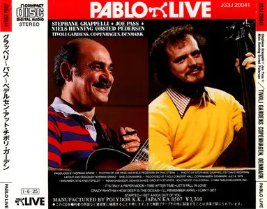 Stephane Grapelli, Joe Pass, Niels Pedersen – Tivoli Gardens, Copenhagen, Denmark (1979) (Pablo-Polydor Japan)