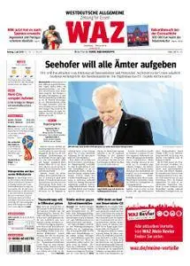 WAZ Westdeutsche Allgemeine Zeitung Essen-West - 02. Juli 2018