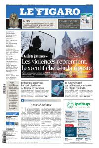 Le Figaro du Lundi 7 Janvier 2019