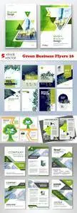 Vectors - Green Business Flyers 26