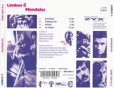 Limbus 4 - Mandalas (1970, reissue 1999, Ohr Today # OHR 70018-2) [RE-UP]