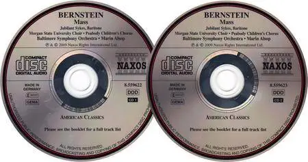 Jubilant Sykes, Baltimore SO, Marin Alsop - Leonard Bernstein: Mass (2009) 2CDs