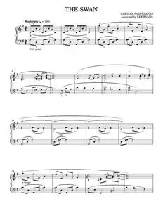 The Swan (Le Cygne) - Camille Saint-Saens, Camille Saint-Saëns, Lee Evans (Piano Solo)