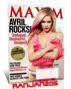 Maxim Magazine- Avril Lavigne - March 2008