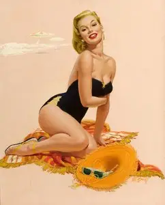 Pin-up Art by Al Buell