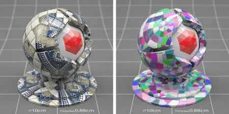 The Pixel Lab: Redshift C4D Material Pack