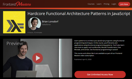 Hardcore Functional Architecture Patterns in JavaScript (2020)