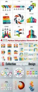 Vectors - Option Infographics Elements 90