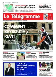 Le Télégramme Lorient – 18 août 2020