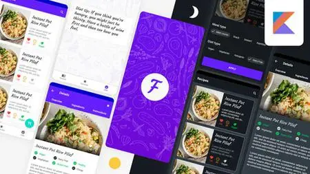 Modern Food Recipes App - Android Development With Kotlin