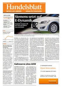 Handelsblatt News am Abend vom 31.08.2011