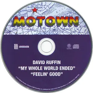 David Ruffin - My Whole World Ended (1969) + Feelin' Good (1969) 2LP in 1CD, 2014
