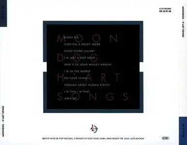 Moondog - H'art Songs (1978) {Kopf KD330160 rel 1999}