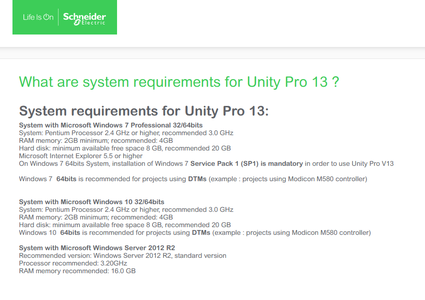 Schneider Electric Unity Pro XL 13.1