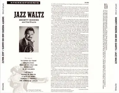Shorty Rogers and His Giants - Jazz Waltz (1962) {2013 Japan Jazz Best Collection 1000 Series WPCR-27458}