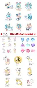 Vectors - Kids Clubs Logo Set 4