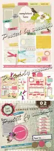 Vintage Scrapbook Elements Vector