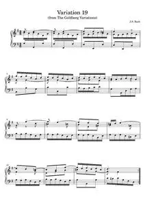 Variation 19 (from The Goldberg Variations) - Carpenters, Charles Gounod, Johann Sebastian Bach (Piano Solo)