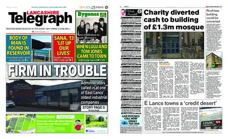 Lancashire Telegraph (Blackburn, Darwen, Hyndburn, Ribble Valley) – July 09, 2019