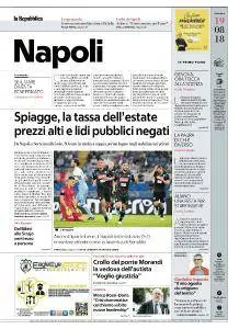 la Repubblica Napoli - 19 Agosto 2018