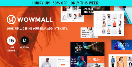 ThemeForest - WOWmall - fastest WordPress WooCommerce theme V1.0.1