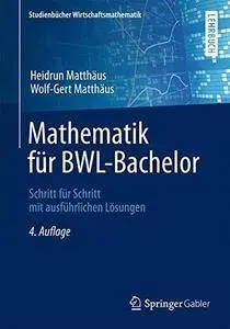 Mathematik für BWL-Bachelor: Schritt für Schritt mit ausführlichen Lösungen (Repost)