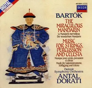 Antal Doráti, Detroit Symphony Orchestra - Béla Bartók: The Miraculous Mandarin; Music For Strings, Percussion & Celesta (1985)
