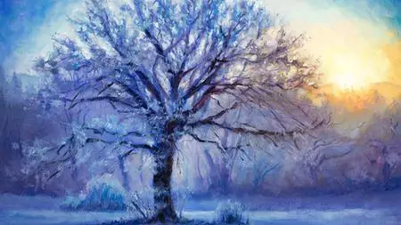 Impressionism: Paint This Winter Scene In Oil Or Acrylic