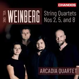 Arcadia Quartet - Weinberg: String Quartets, Vol. 1 (2021)