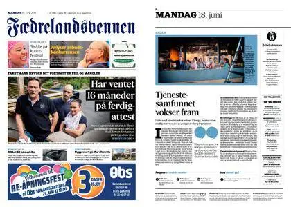 Fædrelandsvennen – 18. juni 2018