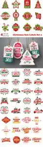 Vectors - Christmas Sale Labels Set 2