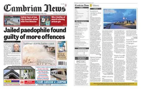 Cambrian News Arfon & Dwyfor – 28 August 2020