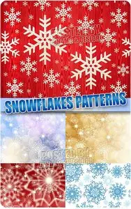 Snowflakes patterns - Stock Vectors