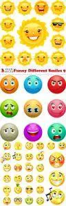 Vectors - Funny Different Smiles 9