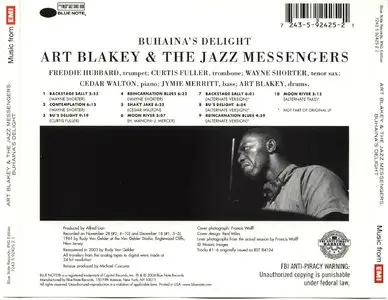 Art Blakey & The Jazz Messengers - Buhaina's Delight (1961) {Blue Note RVG Edition 2004} [repost]
