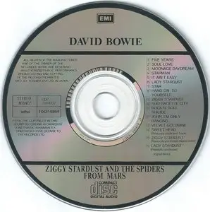 David Bowie - The Rise And Fall Of Ziggy Stardust And The Spiders From Mars (1972) {1996, Japanese Reissue, Remastered}