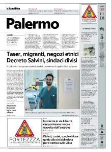 la Repubblica Palermo - 9 Novembre 2018