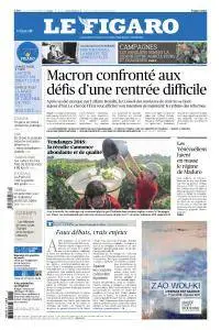 Le Figaro du Mercredi 22 Août 2018