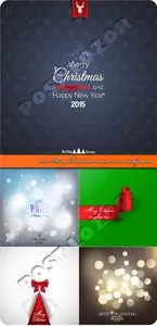 2015 Merry Christmas creative vector background
