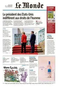 Le Monde du Jeudi 21 Juin 2018