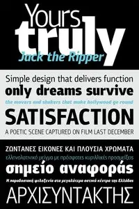 PF Bulletin Sans Pro Font Family
