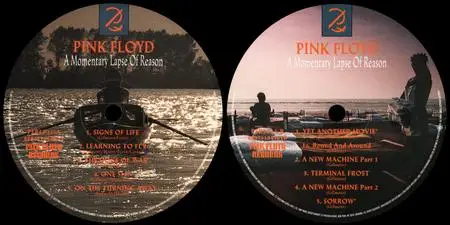 Pink Floyd - A Momentary Lapse Of Reason (1987) [2017, Remastered, Vinyl Rip 16/44 & mp3-320 + DVD] Re-up