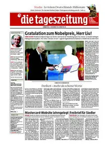 Tageszeitung TAZ vom 9 Dezember 2010