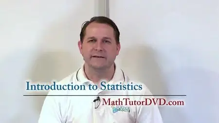 Math Tutor DVD - Mastering Statistics: Volume 1 - Core Concepst, 3 DVD-set