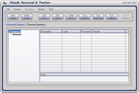 iNeeda Password & Tracker ver.3.2
