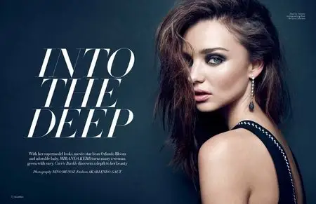 Miranda Kerr by Nino Munoz for Haute Muse Spring 2012
