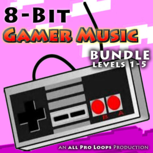 All Pro Loops 8-Bit Gamer Music Bundle Levels 1-5 WAV MiDi