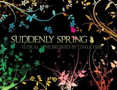 Suddenly Spring brushes for Photoshop