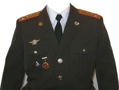Military Coat - Template for Photoshop