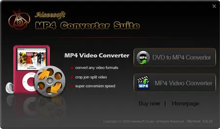 Aiseesoft MP4 Converter Suite 5.0.32 Portable